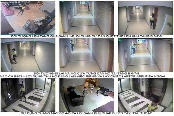 Hìnhảnh trích xuất camera đối tượng trộm cắp